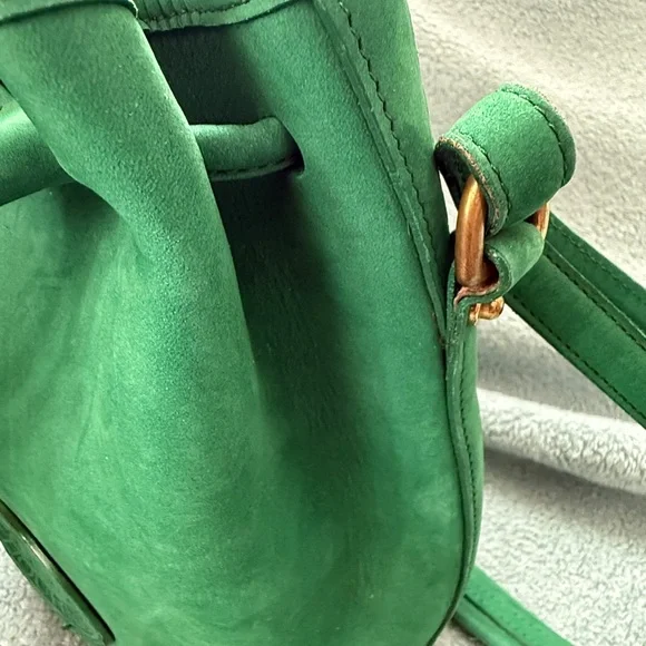 Dooney and Bourke Mini Nubuck Drawstring in Jade - Picture 11 of 12